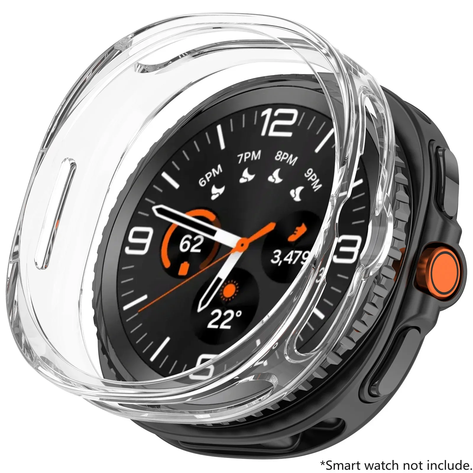 Soft TPU Protective Watch Case Cover – Hollow Out Design