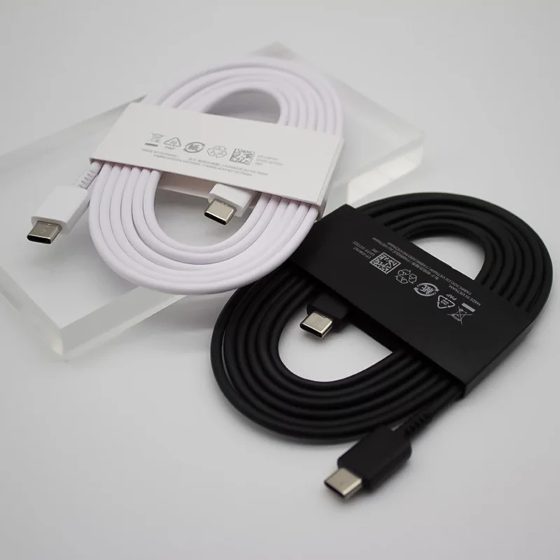 

For SAMSUNG 3A Cable S23 Ultra 1.8M USB Type-C To Type C PD 45W Super Fast Charging For Galaxy S23 S22 S21 S20 Plus Note20 Ultra