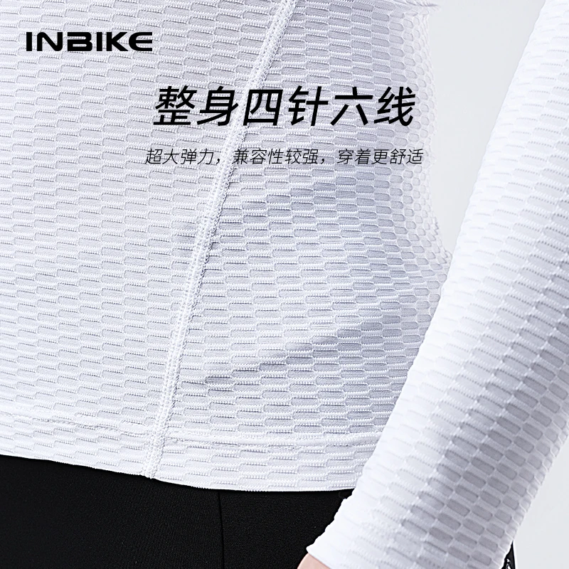 Cycling Shirts INBIKE Men Long Sleeve Bike Base First Layer Quick Dry Breathable Bicycle Tops MTB Shirt