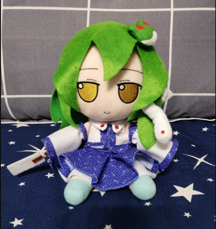 

Kotiya Sanae Plush Anime TouHou Project Plush Toys Cute Stuffed Doll Figure Plushie Boys Girls Christmas Gifts 2023