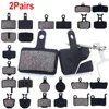 2 Pair (4pcs) MTB Bicycle Hydraulic Disc Brake Pad Semi-Metallic Brake Pads For b01s SRAM AVID HAYES Magura ZOOM Cycling Part 1