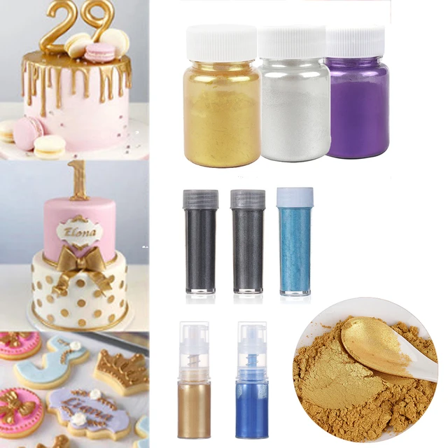 Cake Decorating Edible Glitter  Edible Powder Baking Food Cake - Cake  Decor Mousse - Aliexpress