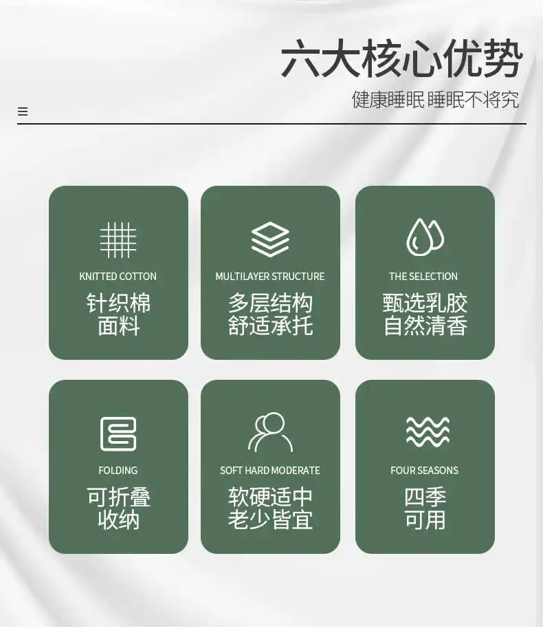 Description Picture 2 of itemDropshipping Customizable Size Mattress Soft Mattress Home Tatami Mat Was The Floor Mat Student ZHA03-23599