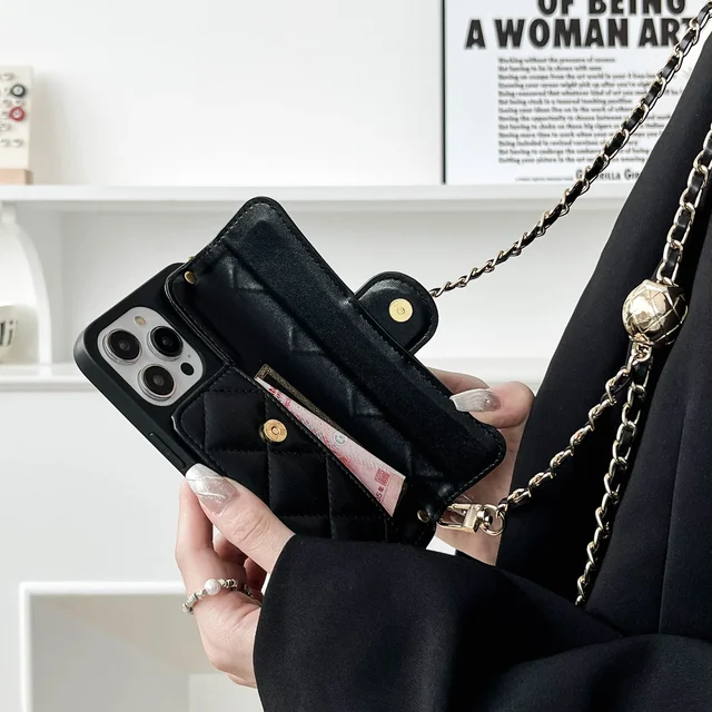 Custodia Portafoglio Per IPhone 11 - In Pelle PU Con Porta Carte, Cinghia Regolabile, Oro Rosa - Foto 7