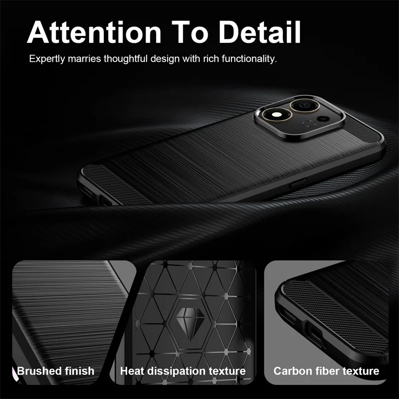 Non-Slip Flexible TPU Shockproof Protective Phone Case