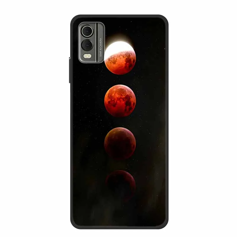 Luxury TPU Soft Silicone Back Cover with Lovely Floral Design - Shockproof Phone Protector