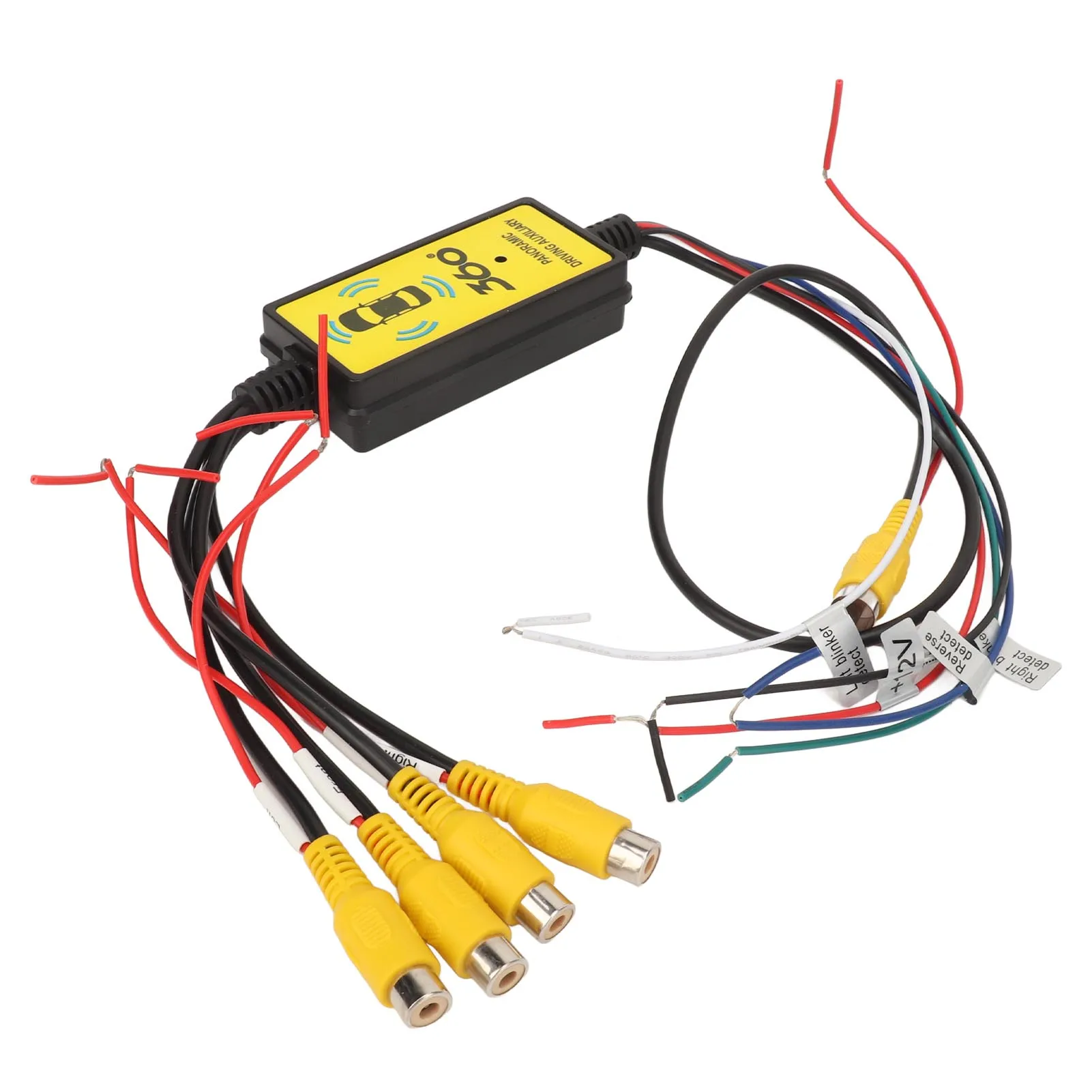 Advanced 4-Way Backup Camera Video Switcher with Intelligent Circuit Detection