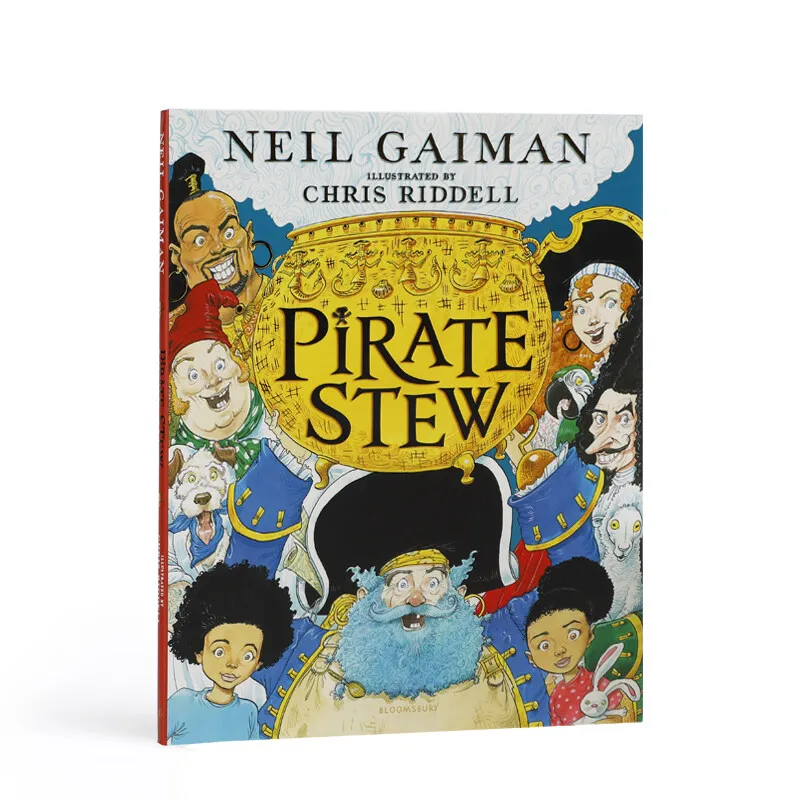 

Milu Original English Pirate Stew Picture Book Adventure Story Book · Picture Neil Gaiman Hardcover