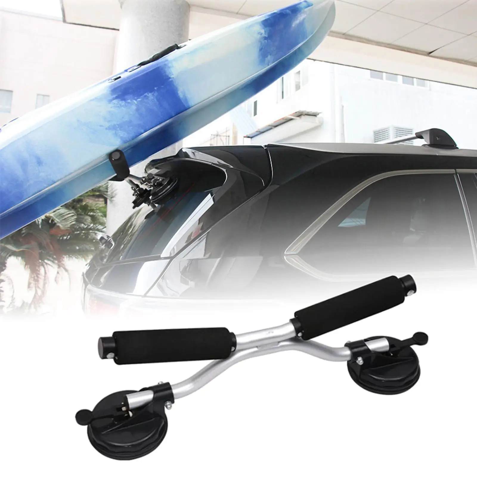 Kayak Roller Roof Lift Kayak Roller Portable Metal Kayak Accessories for Help You to Load The Boat to Car Top Easily