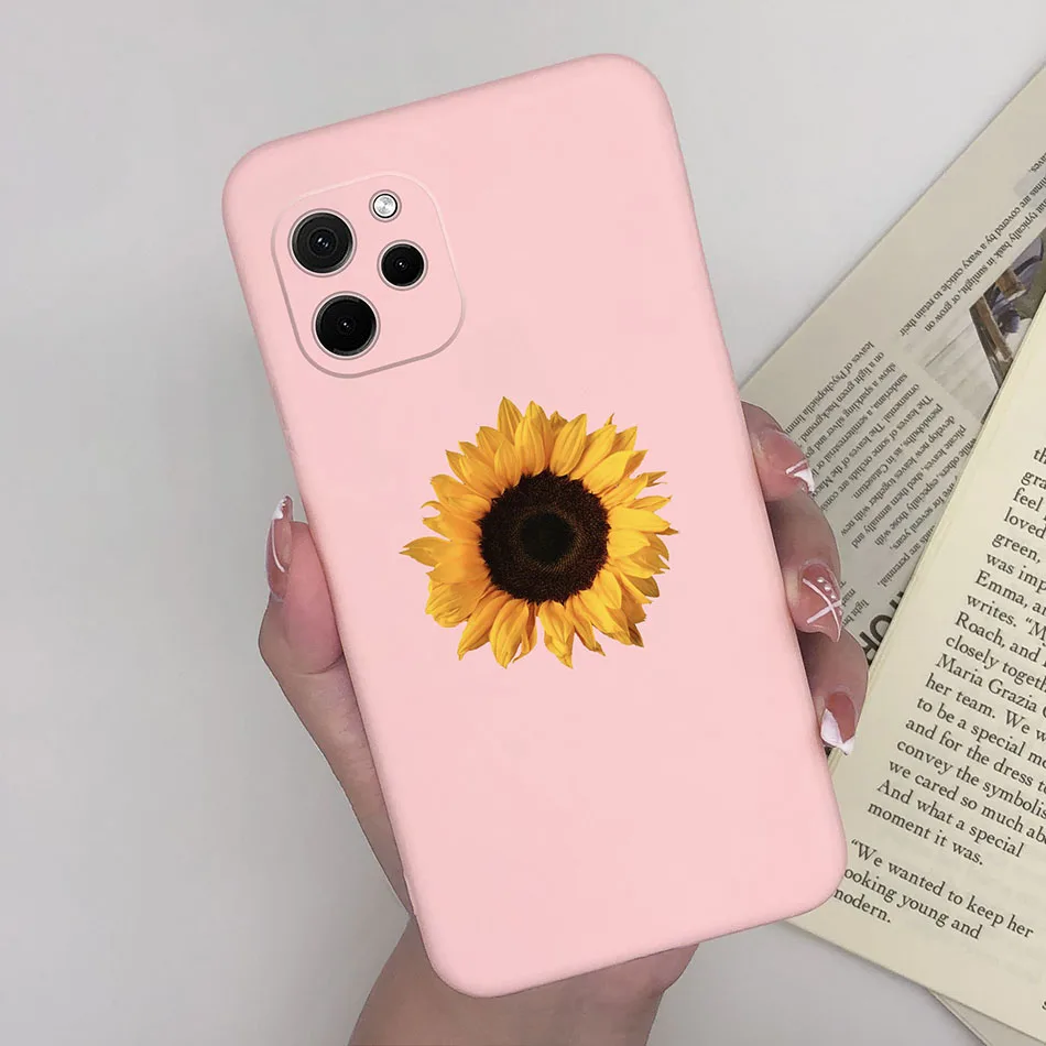 Heart Silicone Matte Shockproof Phone Case - Soft Back Cover, Enhanced Protection