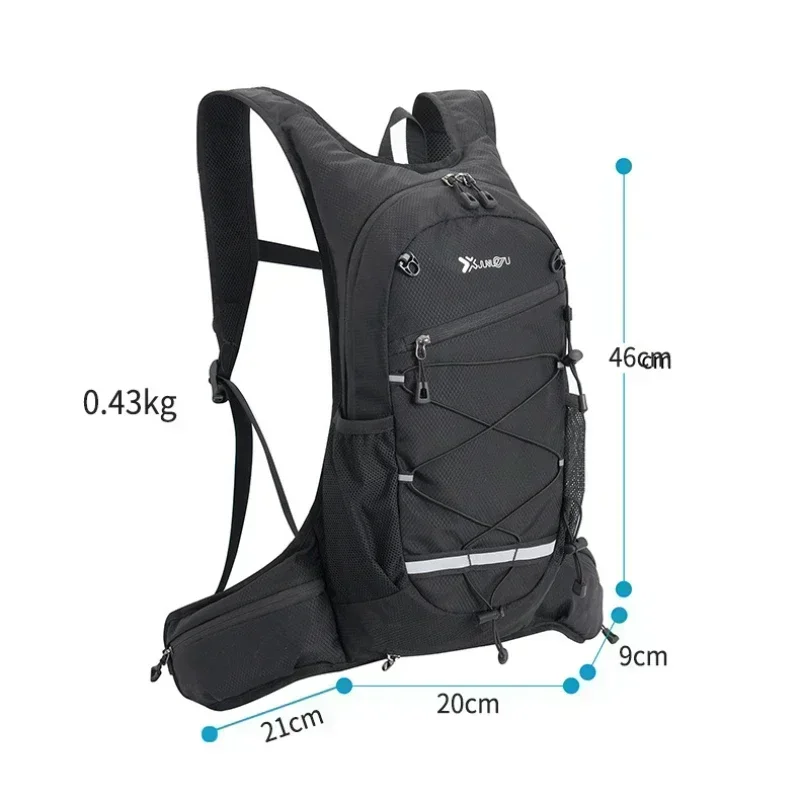Hiking Rucksack Waterproof Polyester Wear-resistant Women Men Trekking Backpack Layered Sport Storage Bag for Exercise Fitness 2