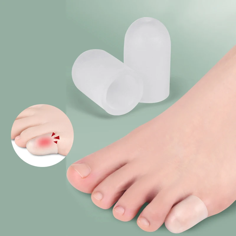 

Silicone Little Toe Cap Protector Prevent Blisters Anti Friction Toe Protector Pain Relief Anti Wear Brace Arch Support