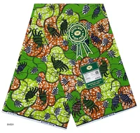 African Fabric Wholesale 6 Yards Wax Prints For Dress Sewing 4