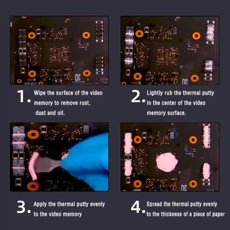 UPSIREN UTP-6 VGA GPU IC 프로세서용 열 전도 퍼티, 빠른 냉각 열 패드 대체, 열 차단 퍼티, 고성능