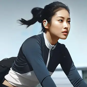 Wireless Earbuds Headphones Open Ear Wireless Headphones Earhook Over-Ear Earphones Earhooks Earhook Cell Phone Earpiece Over 3