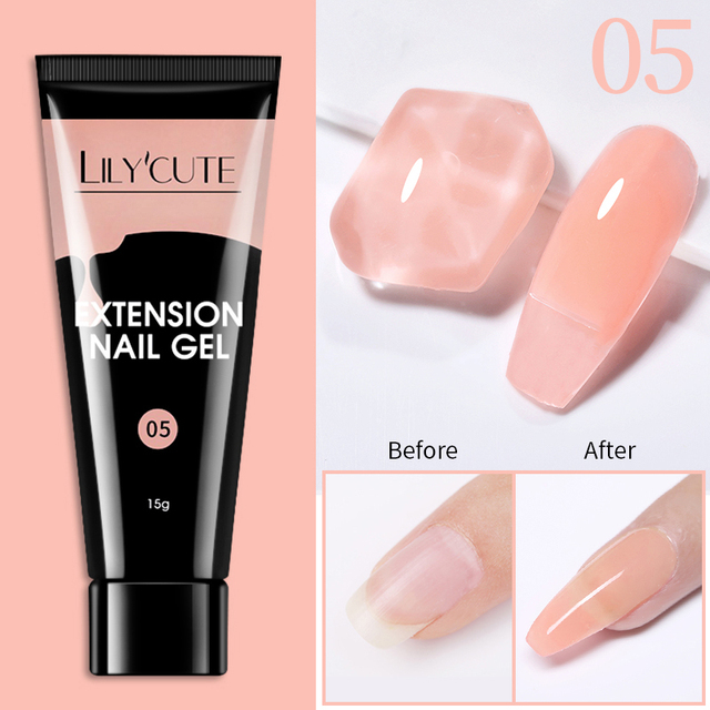 15ml Quick Extension UV Gel Polish Nails Semi Permanent Slip Solution Liquid For Manicure Nail Art Extension Design