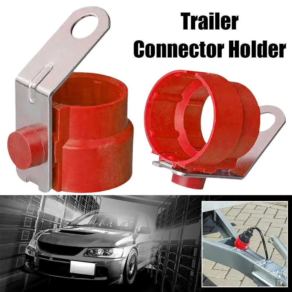 Trailer Plug Adapter ABS Plastic Trailer Fixed Connector Suitable For Installation 7/13 Stitches Plugs Flame Retardant Temperature Resistant