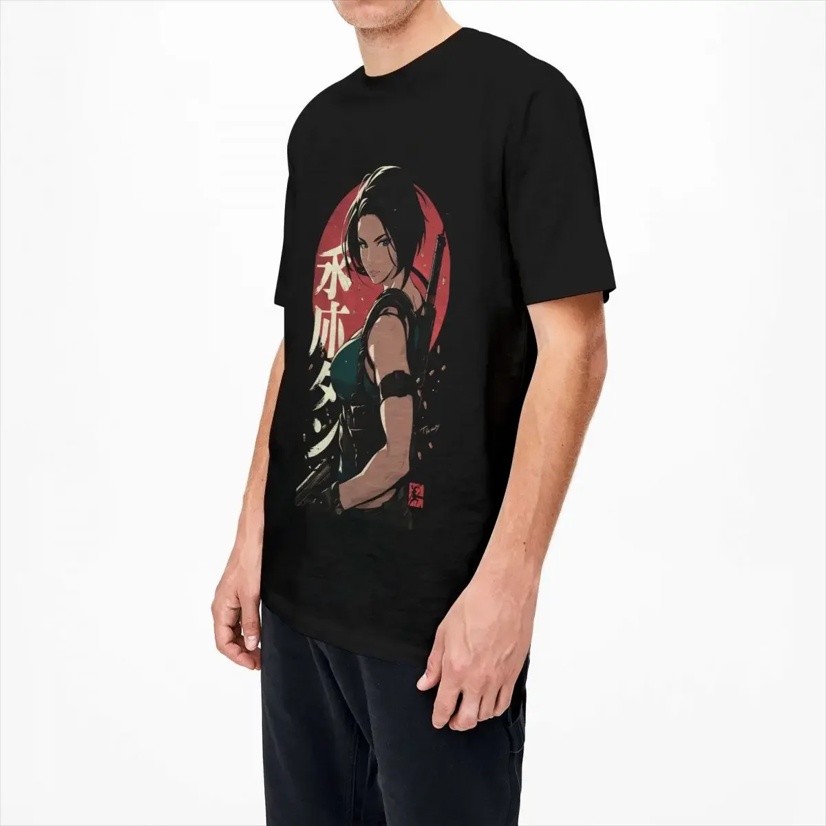 جيل عيد الحب تصميم تي شيرت الرجال الشرور المقيمين Y2K مضحك تي شيرتات قطن الشاطئ س الرقبة Harajuku تيز نمط المتضخم تيز 2