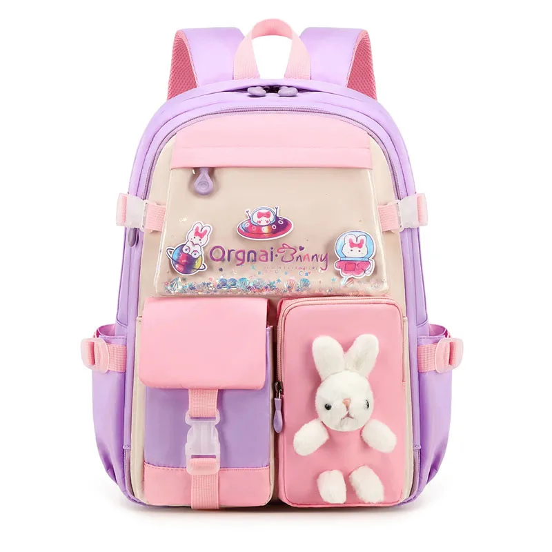 New Large Capacity Girls Refrigerator Models for Elementary School Students Schoolbag Cute Princess Students Lightweight
