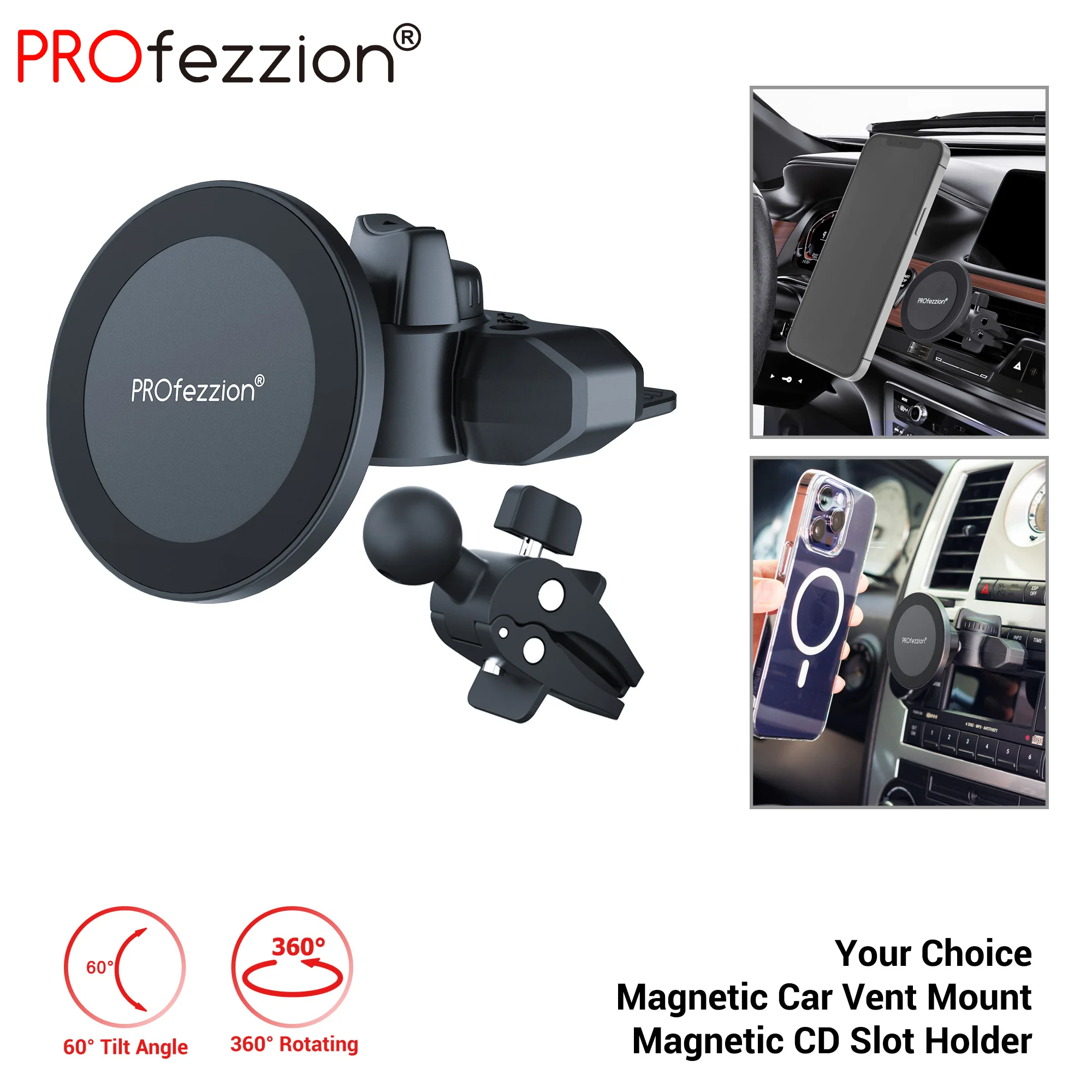 Cd Slot Iphone 12 Pro Max Car Mount Magsafe CD Phone Holder For - Main Image