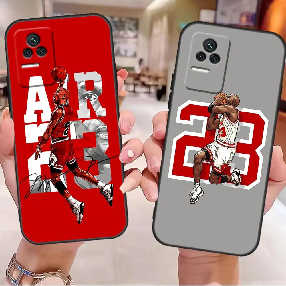 

Basketball Number 23 Phone Case For Redmi K60 K50 K40 Gaming K30 13C 12C 12 10 10C 9T 9A 9 Pro Case Funda Coque Shell Capa Cover