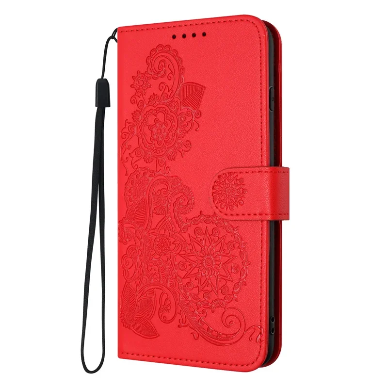 Sunflower Leather Flip Phone Case - Stylish & Fashionable Cover