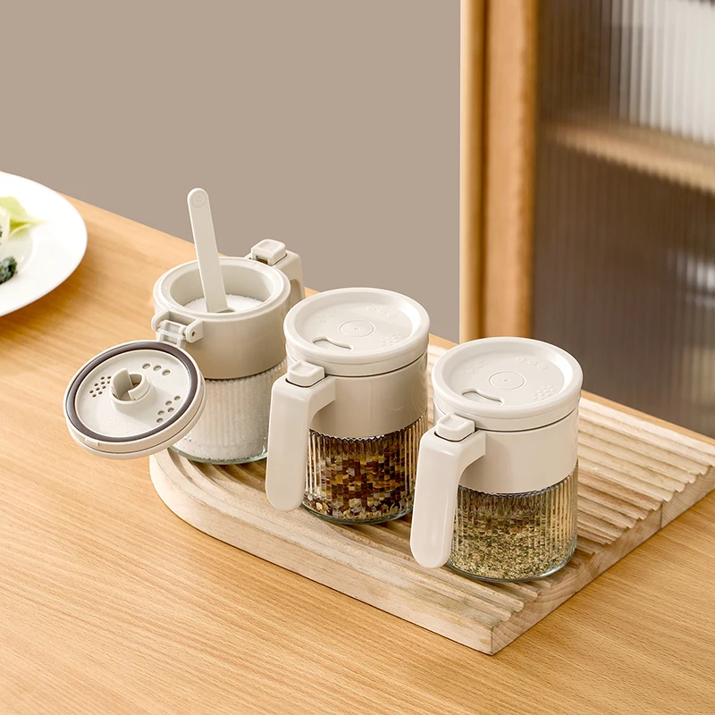 Nieuwe Collectie Dual-Purpose Zout Kruiden Shaker Fles Keuken Huishoudelijke Kruiderij Container Glas Chili Kruidengerei_voghion.com