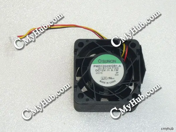 

For SUNON PMD1204WQB1-A (2).B1736.F.GN DC12V 9.1W 403040X40X30MM 6pin Cooling Fan PMD1204WQB1-A