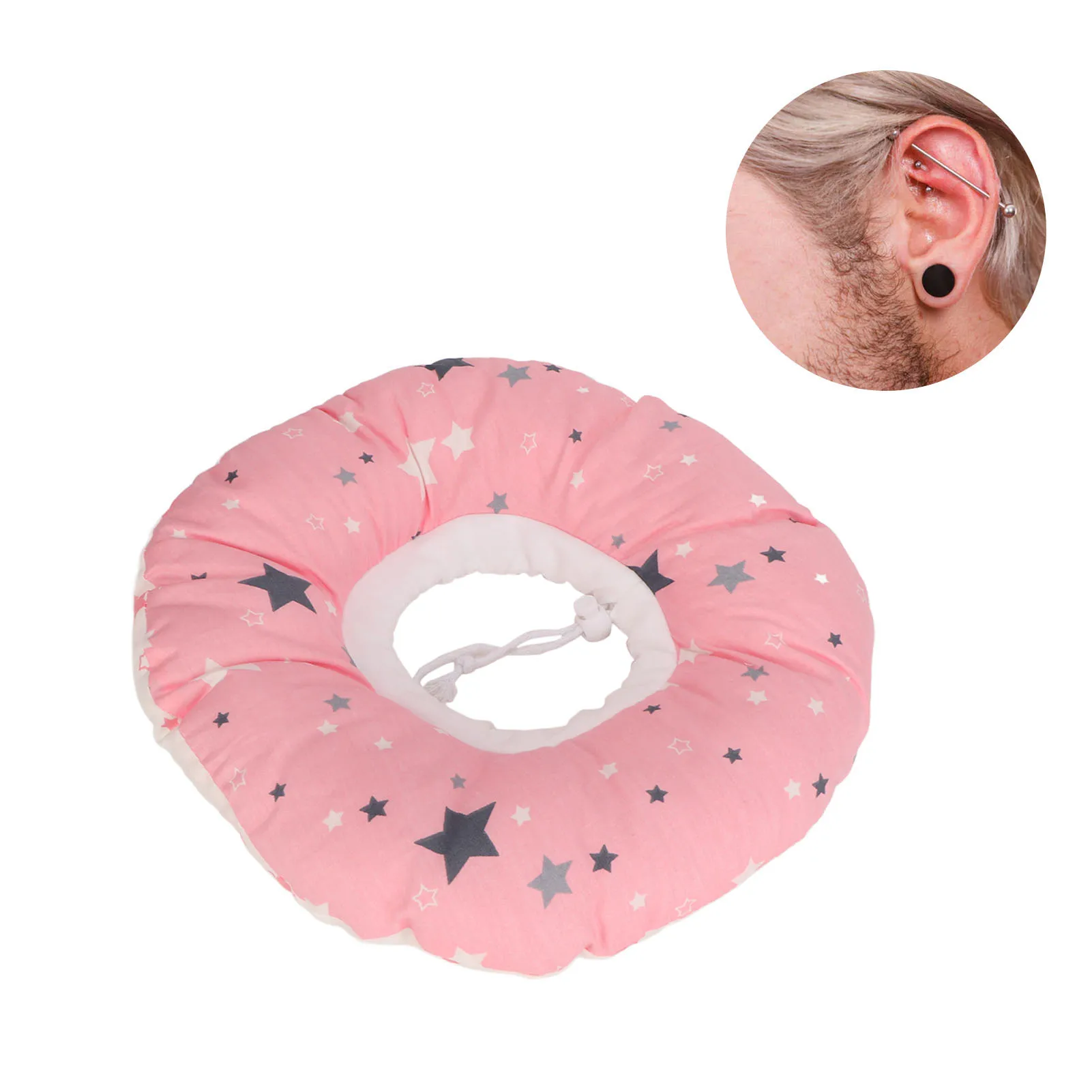 Oreiller de sommeil latéral perçant Piercing oreiller soutien tête