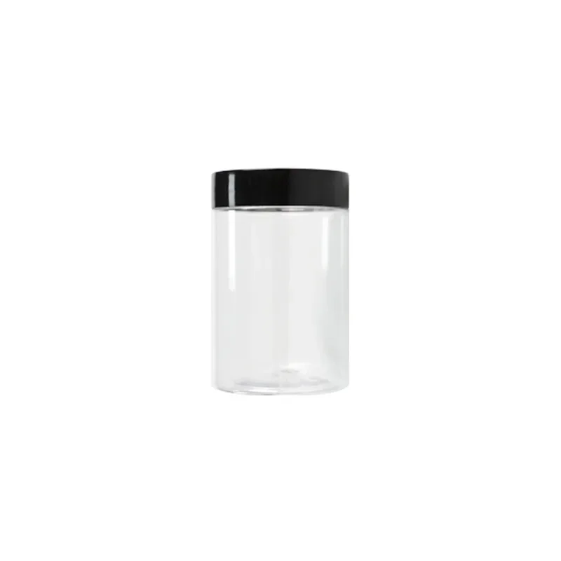 24/50pcs 47 Teeth PET Plastic Wide Mouth Cream Jars Eye Cream Bottle Transparent Facial Mask Trial Small Bottles