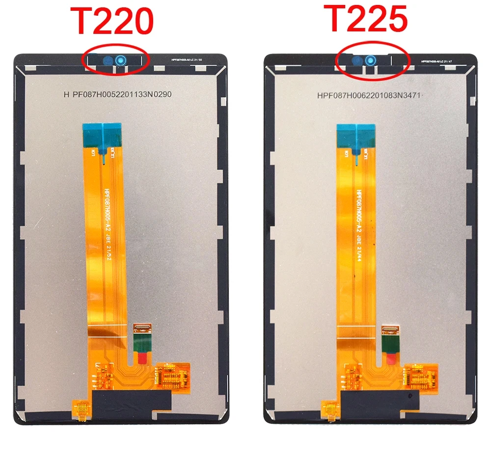 Nowy 8.7 calowy dla Samsung Tab A7 Lite 2021 SM-T220 SM-T225 T220 T225 ekran dotykowy wyświetlacz LCD Digitizer szklany Panel