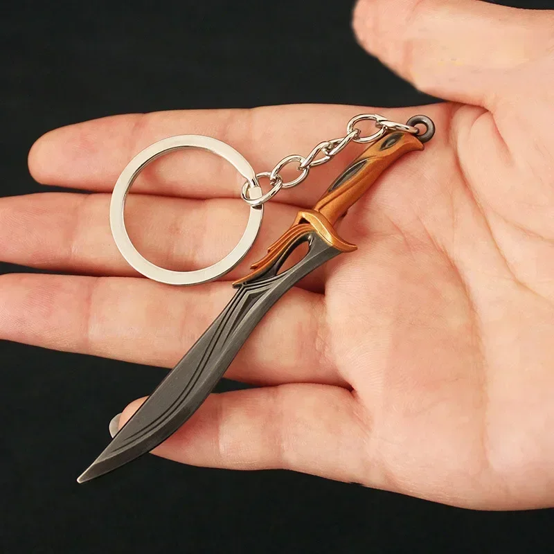 thumbnail image 1 of Llavero con arma Valorant Reaver Karambit Vandal Prime Champions Skins Espada samurái Navaja de bolsillo Modelo de arma Regalos Juguetes para niños, 1 of 5