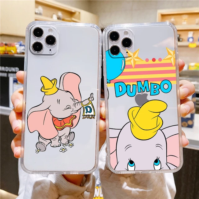 Disney Funda Oppo A54s Silueta Transparente Dumbo