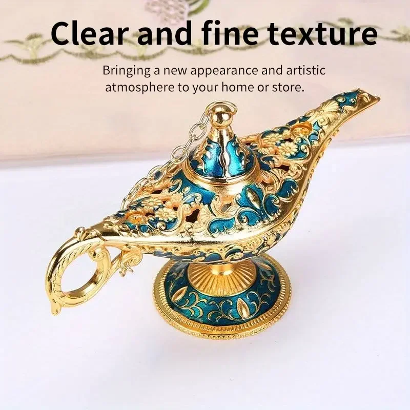 

Wishing Lamp Aladdin Lamp Decoration European Vintage Home Decoration Metal Decoration Crafts Home Decor Room Decoration