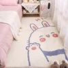 Bedroom Carpet Cartoon Girl New Home Decor Living Room Carpet Rectangular Fluffy Soft Pink Room Decor Rug Baby Play Mat Cute Rug 1