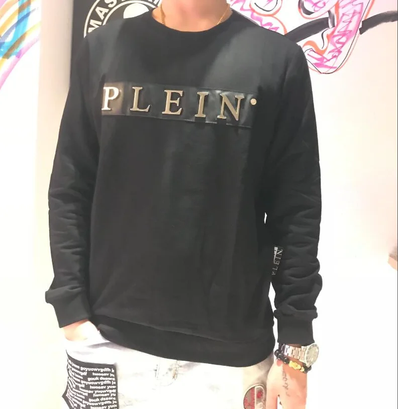 Pullover Top Quality Sweatshirt Designer Rhinestone Plein Ali Top Quality Hoodies New Brand Designer