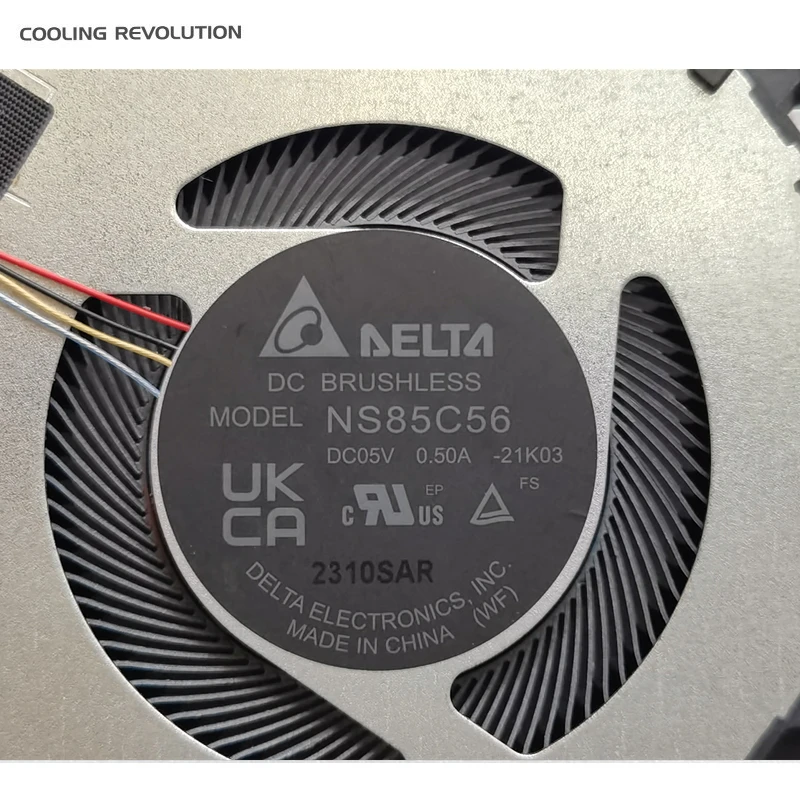 Ventilador de Refrigeração Portátil para Asus Asus Zenbook Pro 15 Ux535l Ux535lh Ux535li Oled Um535q Um530qe 13nb0rx0t01021 13nb0rx0t02023 Ns85c56 Novo - Imagem 6