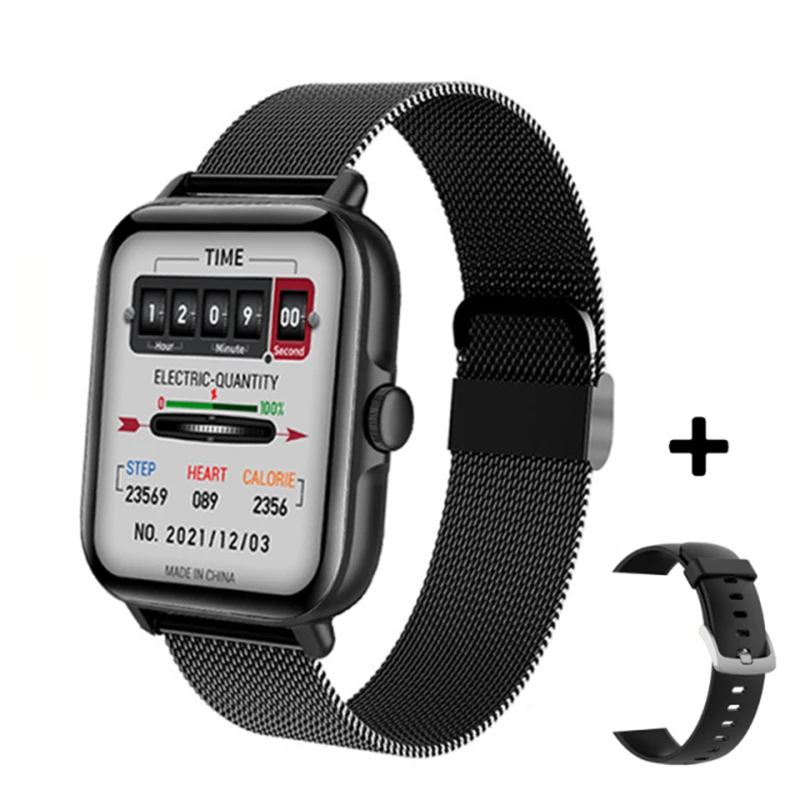 2022 New Smart Watch Women Men Full Touch Screen Sport Fitness Ladies Watch Waterproof Smartwatch Bluetooth Call for Android IOS 