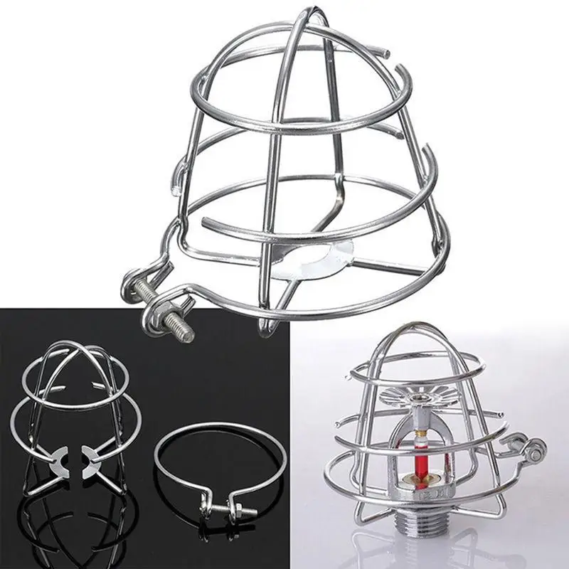 Fire Sprinkler Covers Sprinkler Protective Bracket Effective Protection Bracket Made Of Carbon Steel Cage For Restaurants Homes