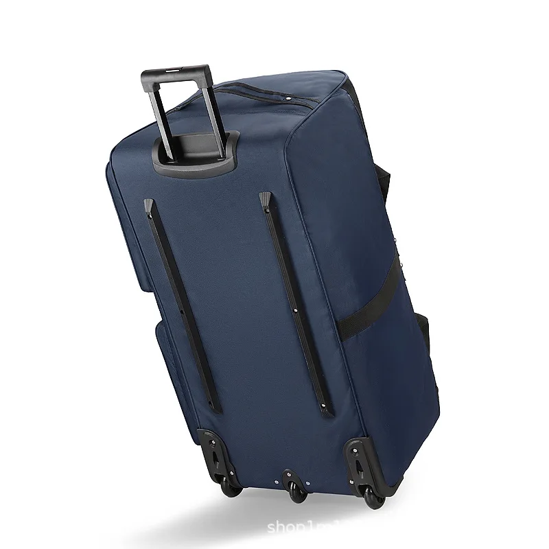 Essentials Oxford Cloth Oversized Suitcase For School Shoulder Bag Business Trip Handbag Moving Travel Trolley Case_voghion.com