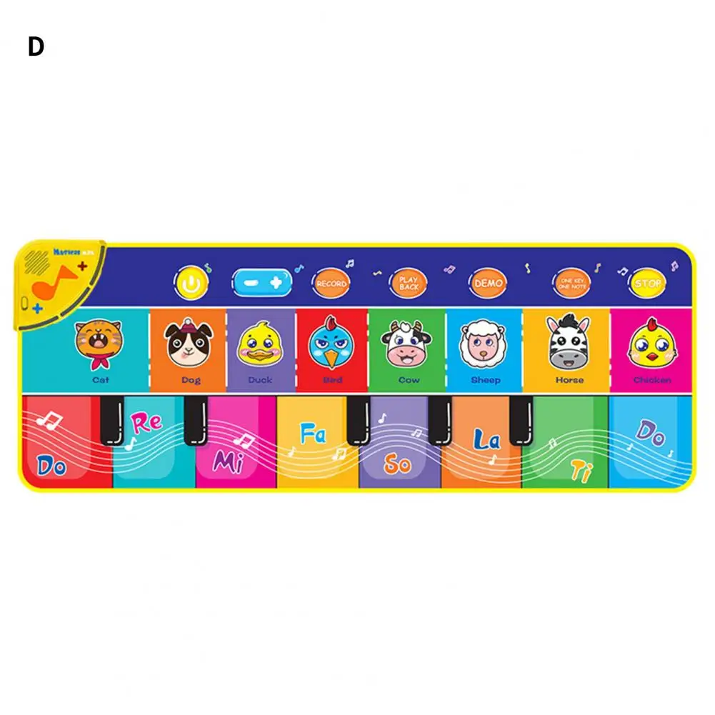 

Crawling Blanket Practical Non-slip No Glitch Crawling Blanket Kids Musical Game Mat for Toddlers