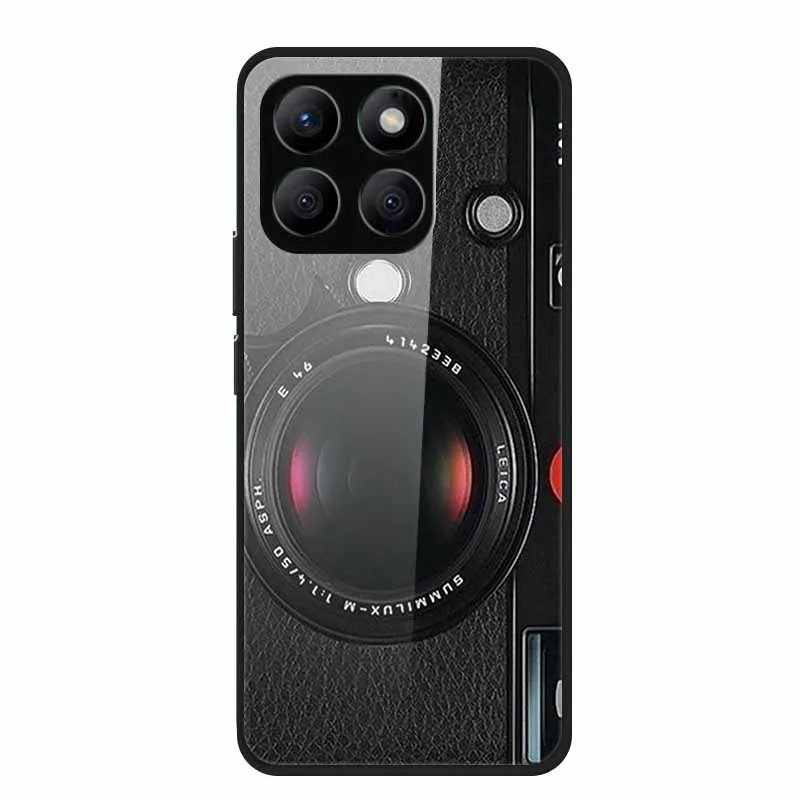 Enhanced Tempered Glass Protective Phone Case with Soft Bumper Design