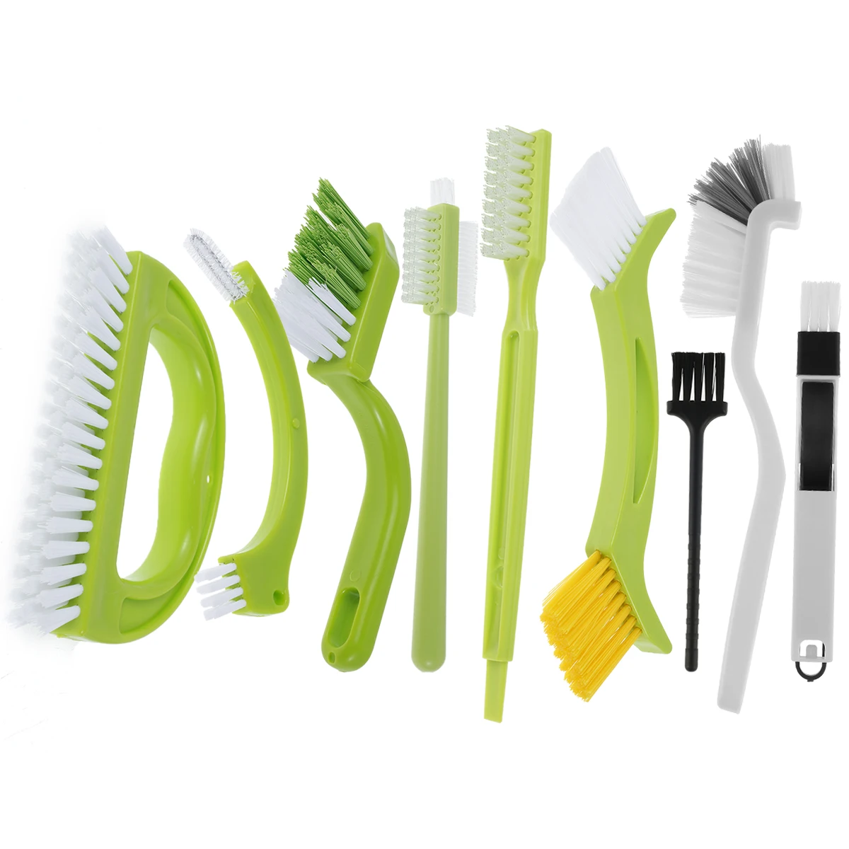 

9Pcs Grout Brush Set Hand-held Ergonomic Tile Cleaning Brush Deep Cleaning Reusable Tile Joint Scrub Brush 9-in-1