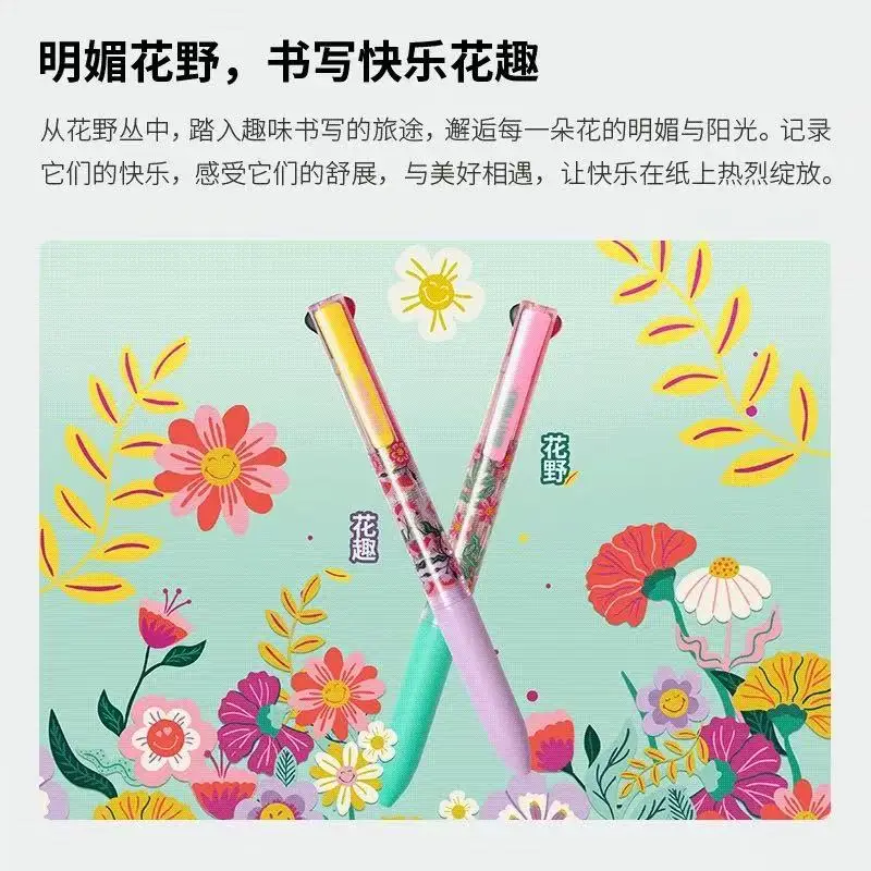 KACO SMILEYWORLD Multifunction Gel Pen,3in1 Black/Red Pen/Mechanical Pencil 0.5mm Stationery canetas,For Daily Record Write