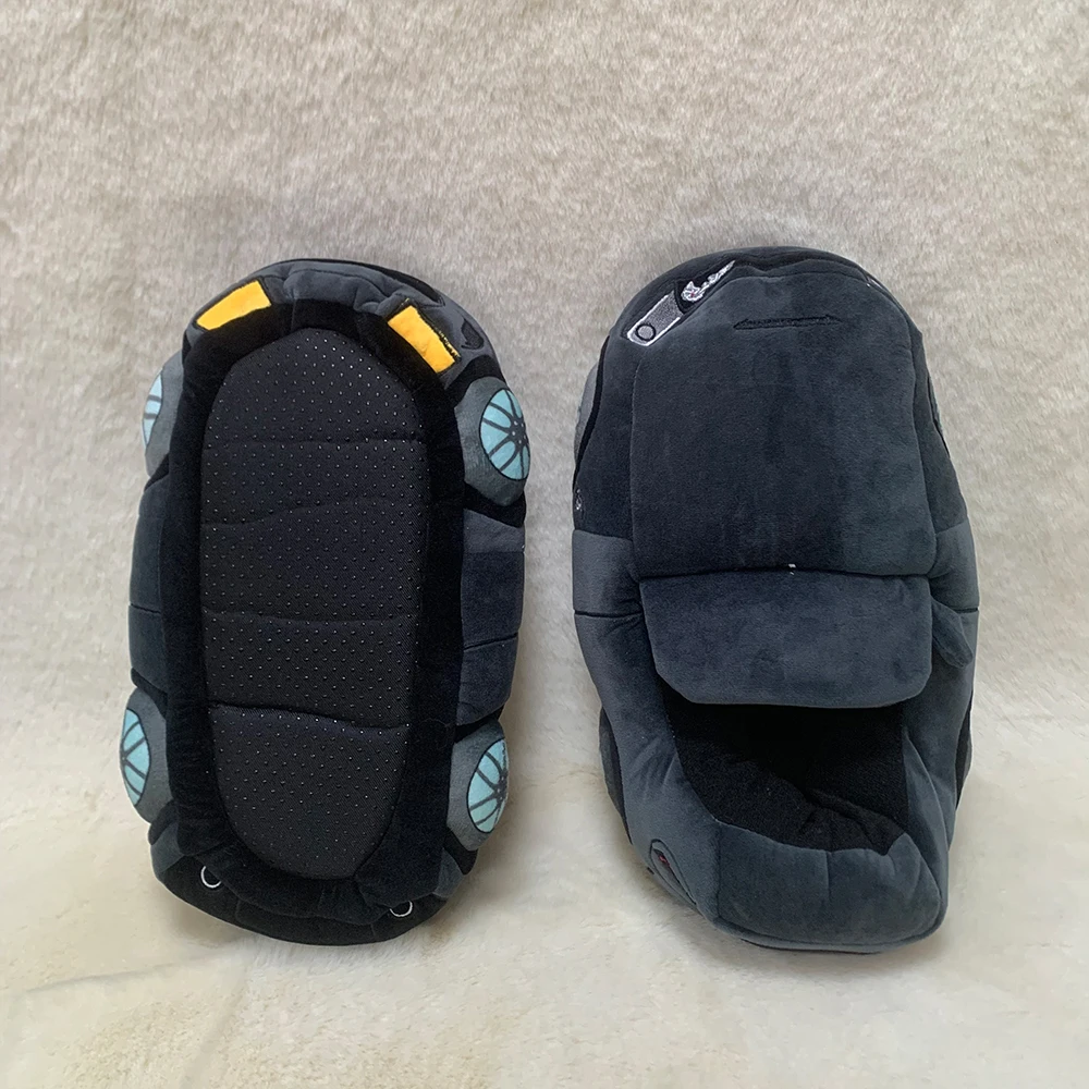 MyRytanda New Fashion Car Shape Plush Slippers House Soft Stuffed Shoes Automobile Plush Shoes Adults Birthday Gift