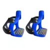 2x Horse Riding Stirrups, Horse Saddle Stirrups, Professional Aluminum English Riding Protection Saddle for Equestrian 6