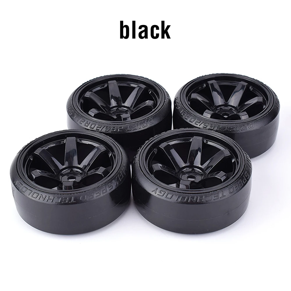 4PCS 1/10 RC Drift Cars Wheel Hub Hard Pattern Tyre for 1:10 HSP Redcat Wltoys WPL Tamiya Traxxas RC Drift Car Accessories Toys S99e3e6eedc924970a8d99499324dbbf7S