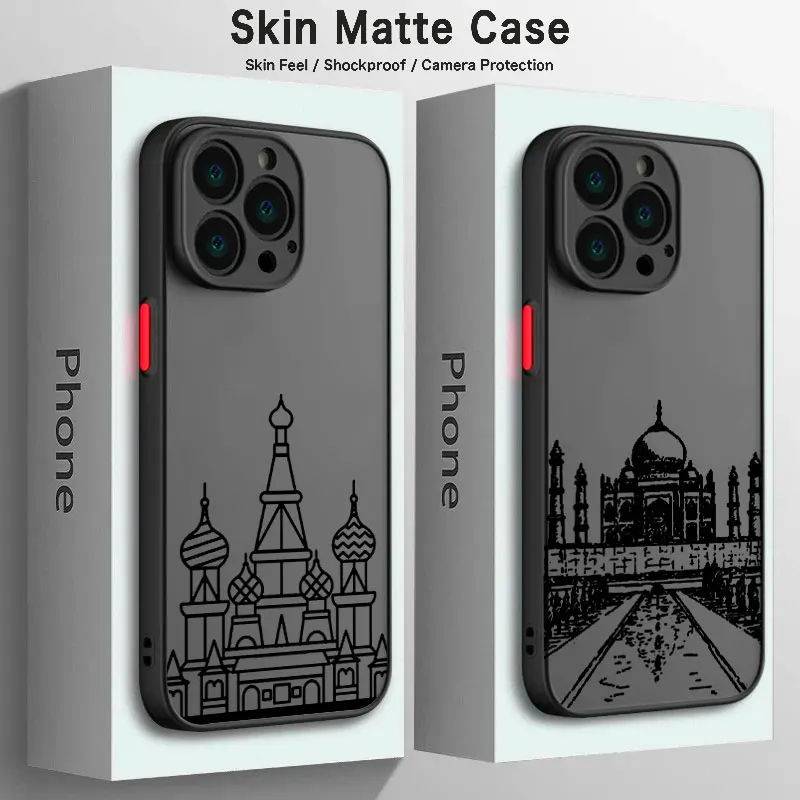 Custodia Per Telefono Per Oneplus Nord Ce2 Ce N10 N100 10 9 8 7 8T 7T Pro Soft Silicone Edge Hard Pc Cover Opaca Coupe Swan Stone Castle