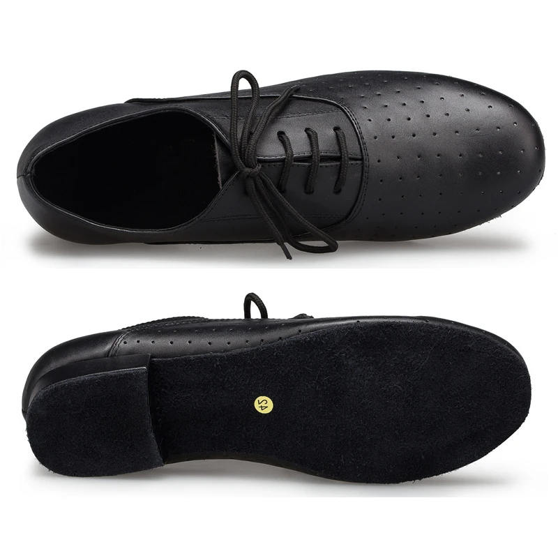 Mens Dance Shoes Latin Salsa Tango Ballroom Party Men's Shoes Modern Dance Sneakers Black Classic Straight Sole