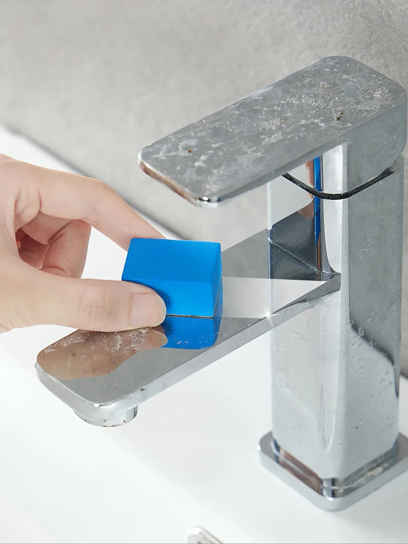 Mirror Diamond Sand Sponge Wipe for Bathroom and Glass Cleaning
